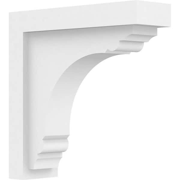Ekena Millwork Standard Warren 3.5 in. W x 12 in. H x 12 in. D Signature Urethane Polyurethane Bracket