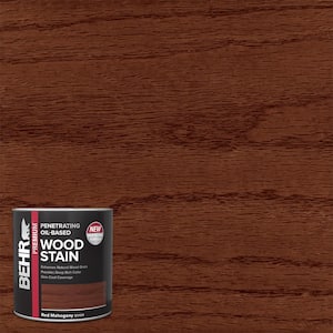 1 qt. #TIS-508 Red Mahogany Transparent Oil-Based Penetrating Interior Wood Stain