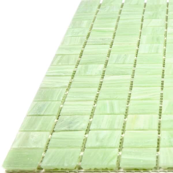 Teal Mixed Squares Glass Tile Sample Swatch | Free Shipping On