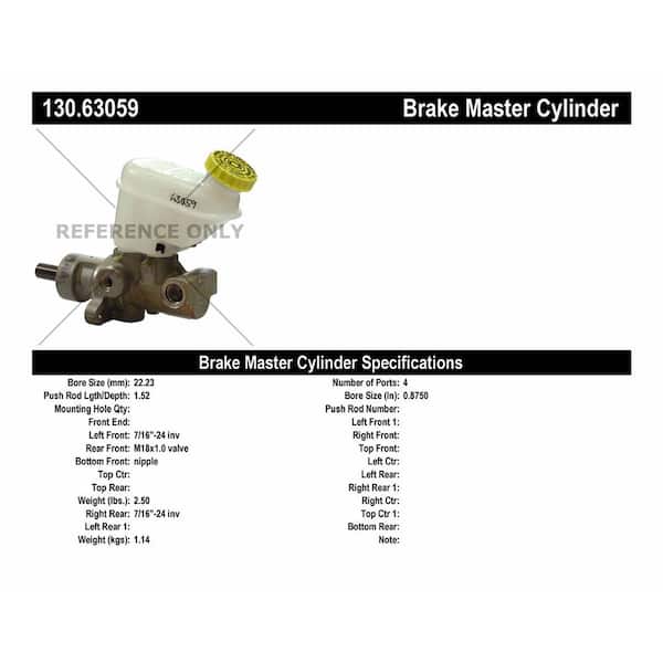 Centric Parts Brake Master Cylinder 2005 Dodge Neon 2.4L