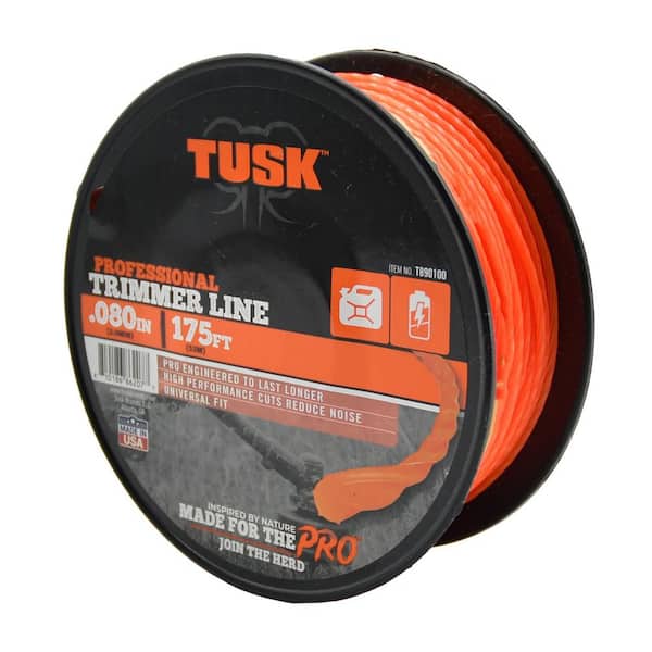 .080 in. x 175 ft. Small Spool, Universal Fit Pro Grade Replacement Twisted Trimmer Line