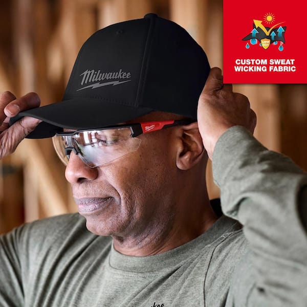Milwaukee WORKSKIN Performance Fitted Hat 507B-LXL - The Home Depot