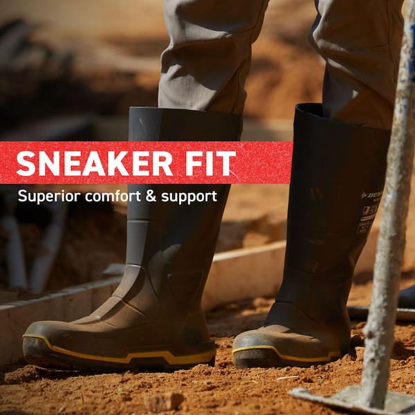 DUNLOP Unisex Acifort MetMAX 15 in. Steel Toe Cap PVC Rubber Boots