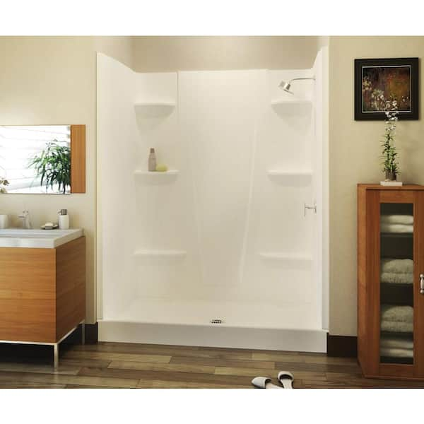 Aquatic Everyday 60 in. x 36 in. x 76 in. 1-Piece Shower Stall