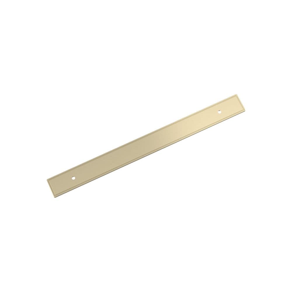 Thoreau 8-13/16 in. Center-to-Center Rectangle Golden Champagne Pull Cabinet Backplate price history on PriceWatchPro