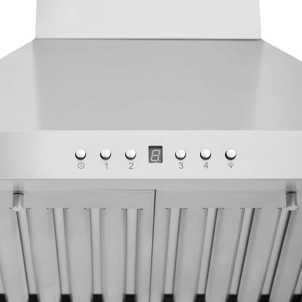 ZLINE 24" Convertible Stainless Steel Wall Mount Range Hood with Charcoal Filters