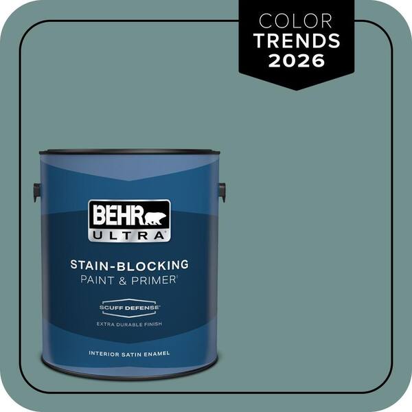 BEHR ULTRA 1 gal. #PPU12-03 Dragonfly Extra Durable Satin Enamel Interior Paint & Primer