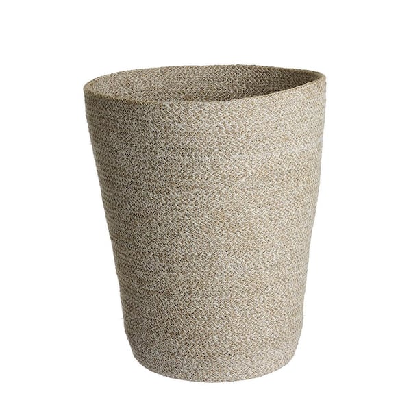 Design Ideas Melia Sand Jute Wastecan