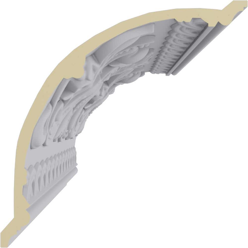 Kinsley White Polyurethane Crown Moulding 94.5" Length