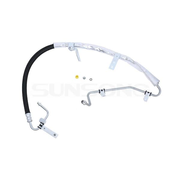 Sunsong Power Steering Pressure Line Hose Assembly - To Rack