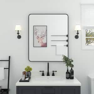 30 in. W x 36 in. H Rectangular Framed Wall Bathroom Vanity Mirror