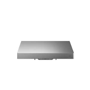 Tempest I 30 in. 650 CFM Convertible Under Cabinet Mount Range Hood with LED Light in Stainless Steel