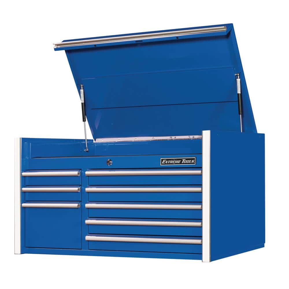 Extreme Tools RX 41 In. W X 25 In. D 8-Drawer Top Tool Chest In Blue ...