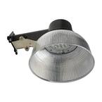 22-Watt Wall/Pole Mount Integrated LED Bronze Outdoor Area Light with Dusk to Dawn Sensor