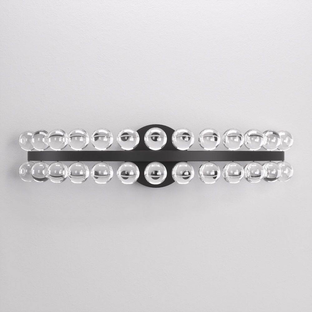 21.7 in Black LED Crystal Ball Shade Bathroom Vanity Lighting price history on PriceWatchPro