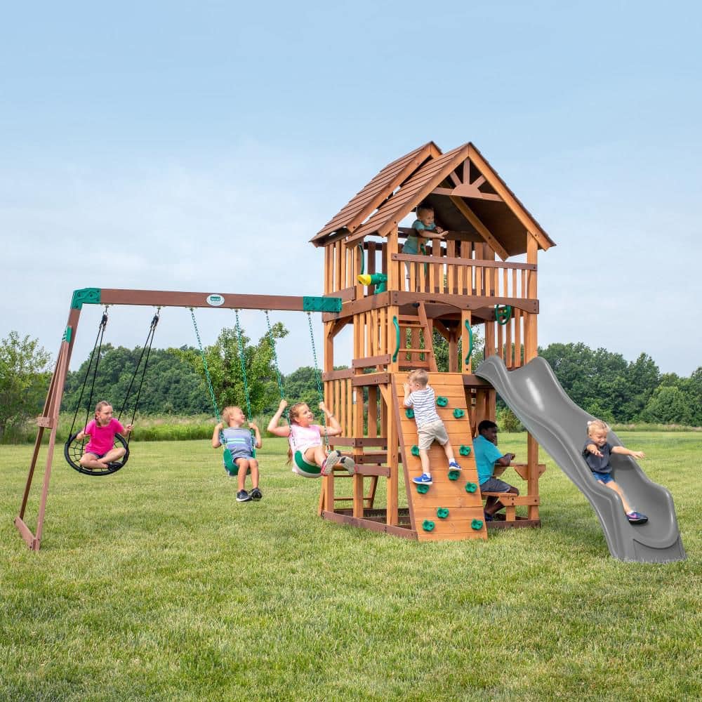 Backyard Discovery Highlander Outdoor Kid's Playground Set