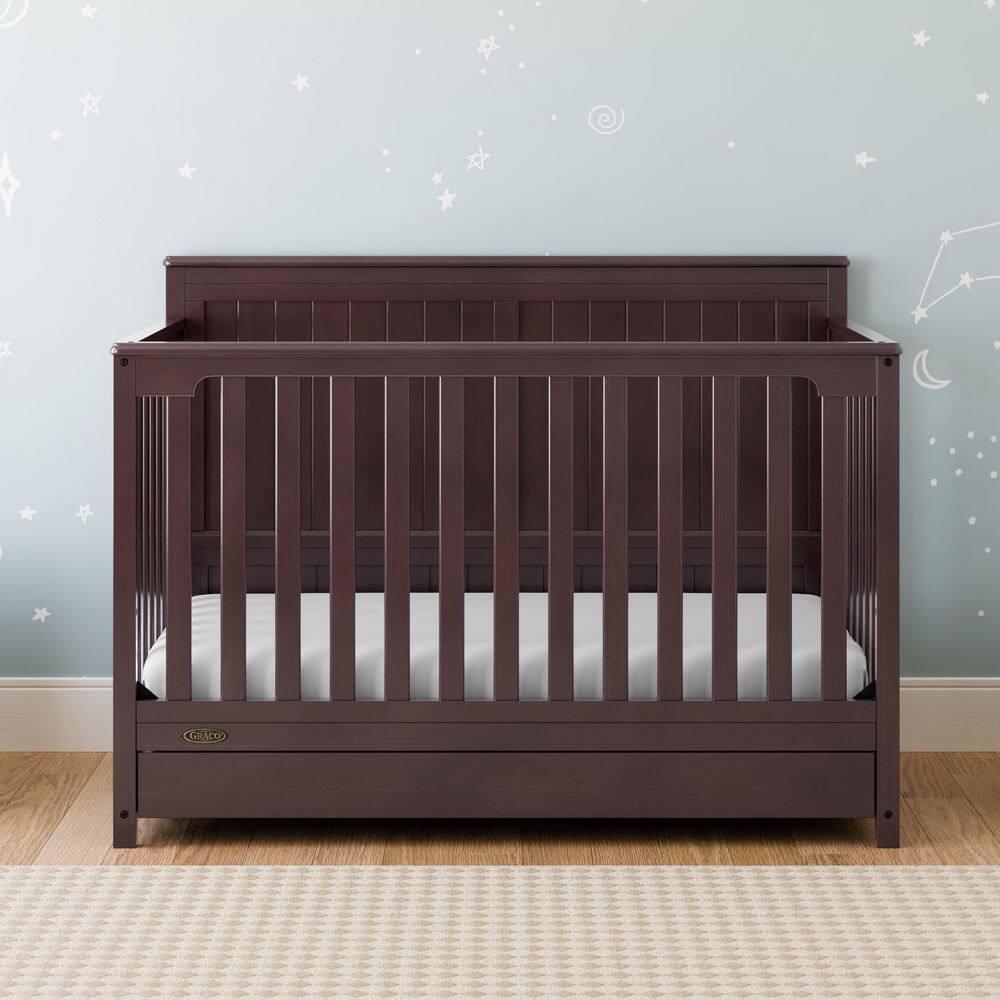 Hadley 4in1 Convertible Crib with DrawerEspresso Best Deals and