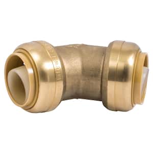 1 in. Push-to-Connect Brass 45-Degree Elbow Fitting