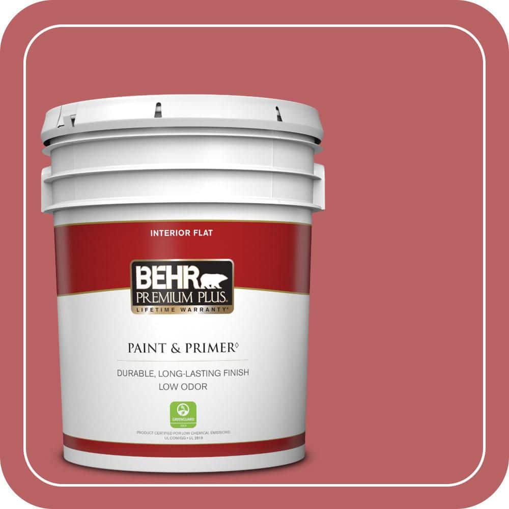 5 gal. #150D-6 Strawberry Rhubarb Flat Low Odor Interior Paint & Primer price history on PriceWatchPro