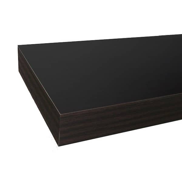 Home Decorators Collection 42 in. W x 10 in. D Espresso Decorative Floating Wall Shelf 9085624