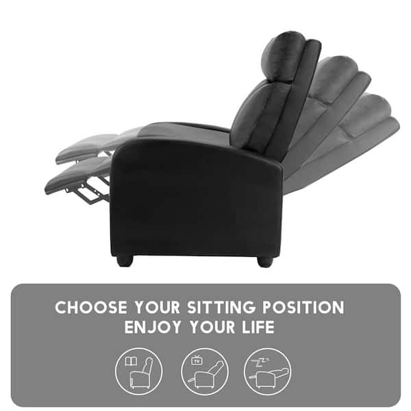 LACOO Big and Tall Black Power Lift Recliner Chair for Elderly