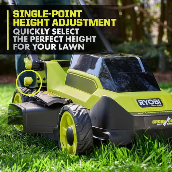 RYOBI 40V HP Brushless 20 in. Cordless Electric Battery Walk Behind  Self-Propelled Mower with 6.0 Ah Battery and Charger RY401180 - The Home  Depot