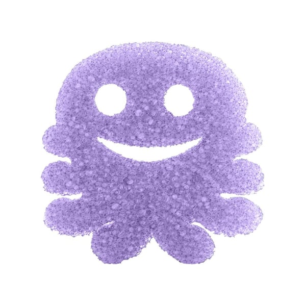 Special Edition Purple Octopus Scratch-Free Sponge (1-Count)