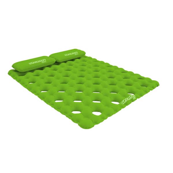 Sun Comfort Lime Green Cool Suede Double Pool Mattress