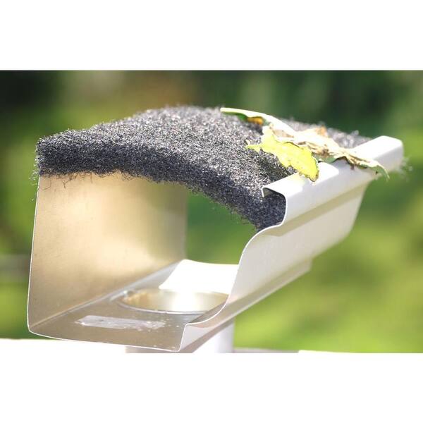 4 ft. Black Fiber 5K Style Insert Gutter Guard (8-Box) 4 ft. Black Fiber 5K Style Insert Gutter Guard (8-Box)