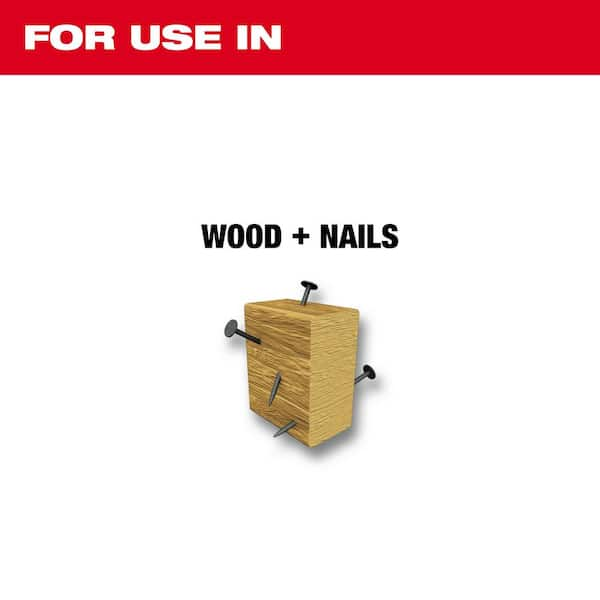 Milwaukee 6 in. 5 TPI Thin Kerf Wood Cutting SAWZALL Reciprocating