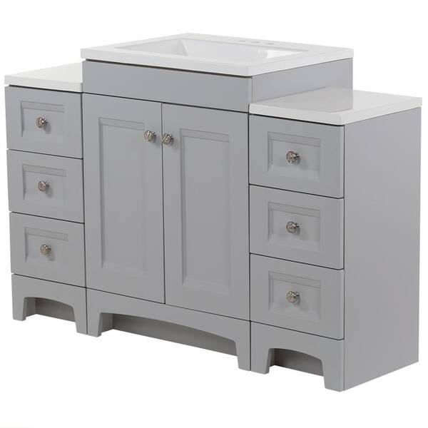 Glacier Bay Delridge Bath Suite With 24 In Vanity Top And 2 Drawer Bases Pearl Gray Dr48p3v4 Pg Glacier Bay Delridge Bath Suite With 24, Home Depot Glacier Bay Vanity 24 Inch
