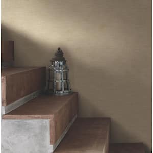 Beige Bindery Vinyl Wallpaper Matte, 27 in. x 27 ft.