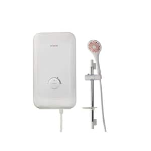 6,000-Watt Electric Tankless Water Heater Shower System (Incl. Water Heater, Hose, Handheld, Rise Bar, Soap Dish)