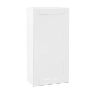 Shaker 21 in. W x 12 in. D x 42 in. H Assembled Wall Cabinet in Satin White