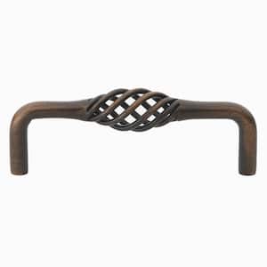 3-3/4 in. Center-to-Center Rustic Bronze Birdcage Cabinet Pull (10-Pack)