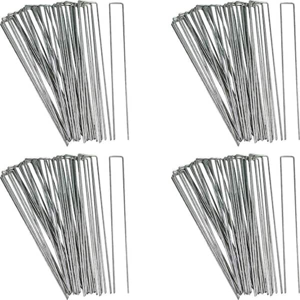 Sunnydaze Sunnydaze 12 in. Garden Staples- (Set of 100)