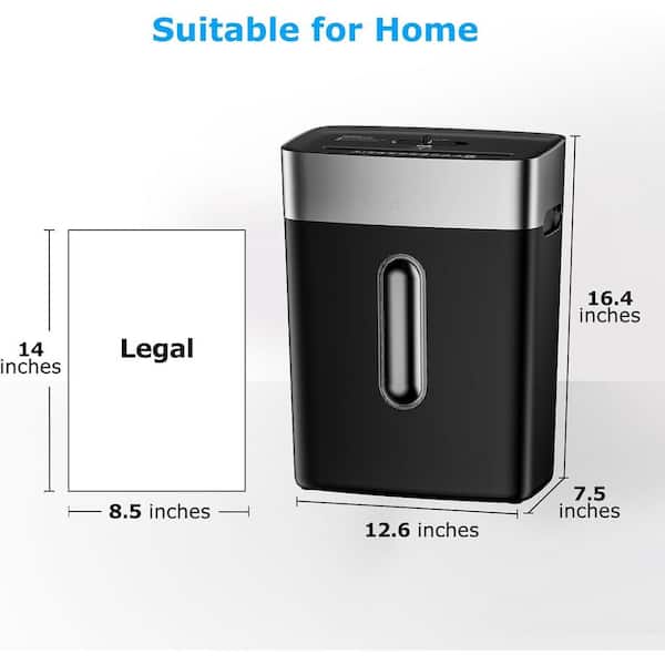 Yichuhaoxi 10-Sheet Cross-Cut Paper and Credit Card Shredder