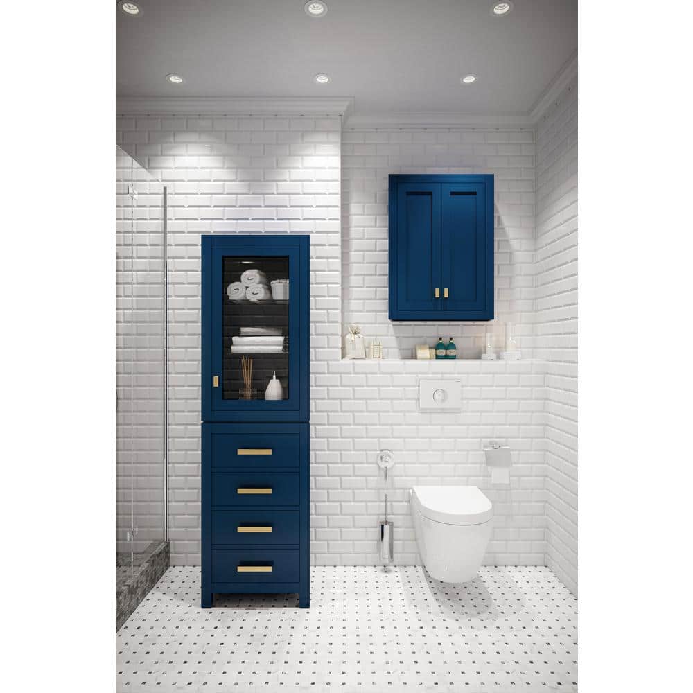 Water Creation Madison 21 in. W x 17 in. D x 71 in. H Monarch Blue