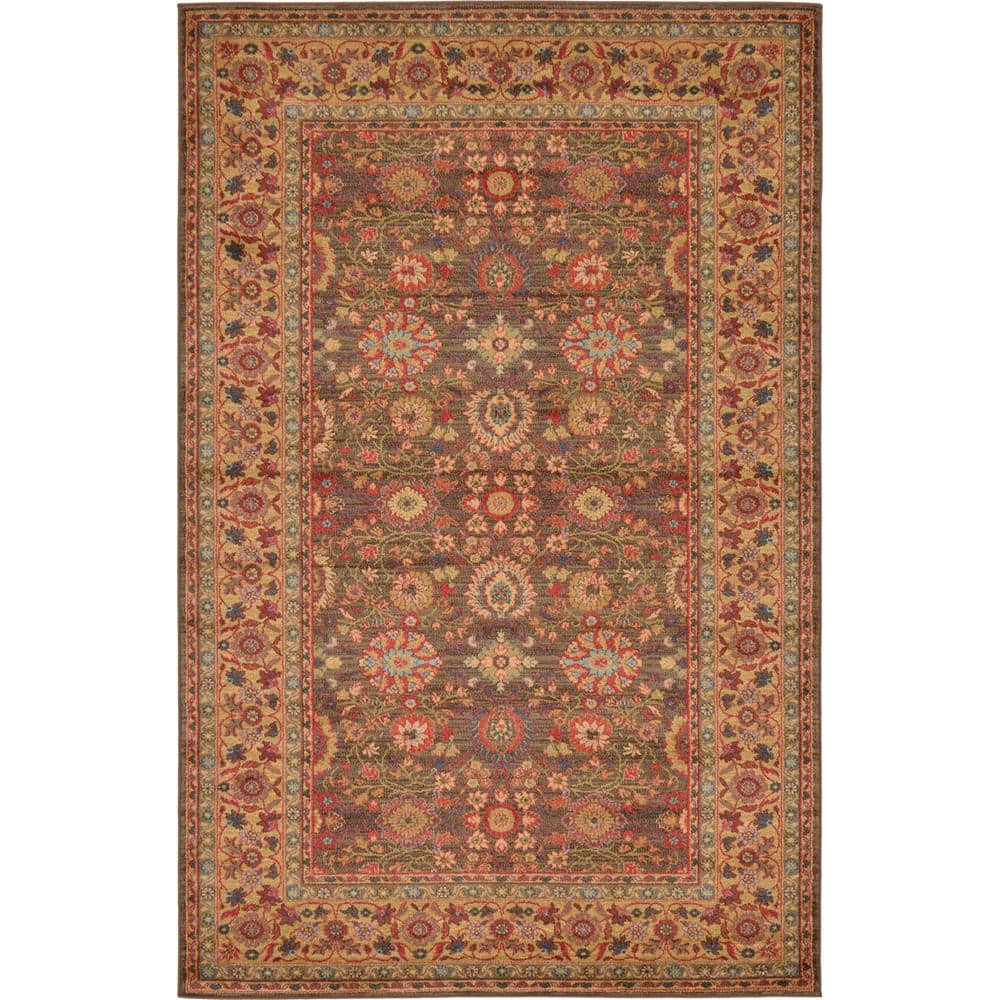 Edinburgh Monroe Red 5' 0 x 8' 0 Area Rug price history on PriceWatchPro