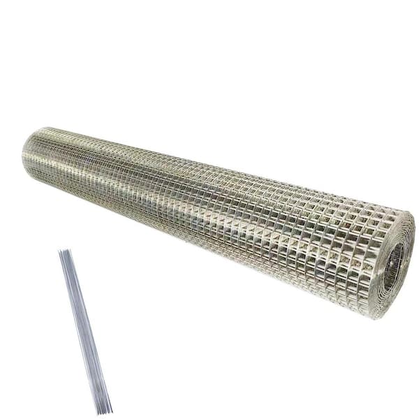 Angel Sar 1/4 in. x 1.3 ft. x 8 ft. 23-Gauge 304 Stainless Steel Welded Wire Mesh, Poultry Netting Cage Fence Hardware Cloth