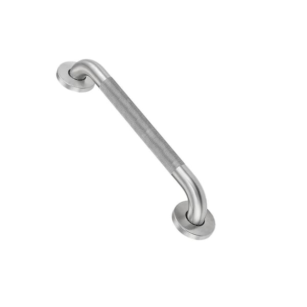 16 Inch x 1.25 Inch Concealed Screw Safety Shower Grab Bar Anti Slip Stainless Steel Hand Rail for Bathtubs Showers