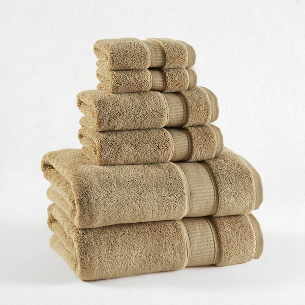 Bellmare Towel Wheat Cotton 6-Pieces Towel Set