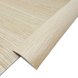 9.8 ft. Maple Wood Color PVC Floor Edging Transition Strip Self Adhesive for Threshold Height Less Than 3mm/0.1in.