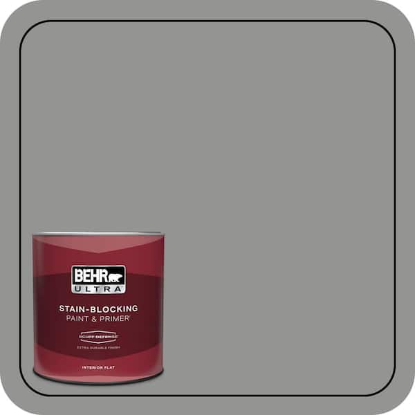 BEHR ULTRA 1 qt. #780F-5 Anonymous Extra Durable Flat Interior Paint & Primer