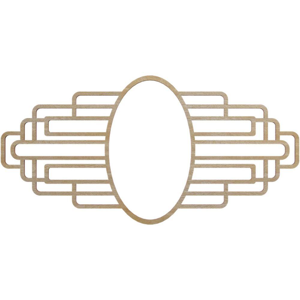 0.25 in. x 6 in. x 8 in. Wood Medallion Moulding price history on PriceWatchPro