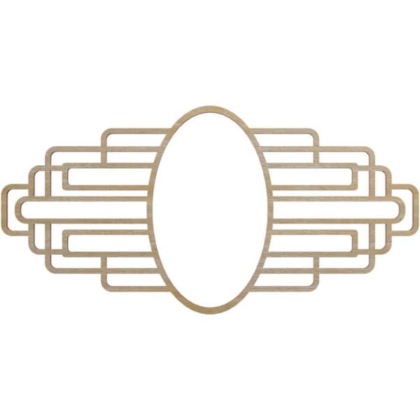 Ekena Millwork 0.25 in. x 6 in. x 8 in. Wood Medallion Moulding