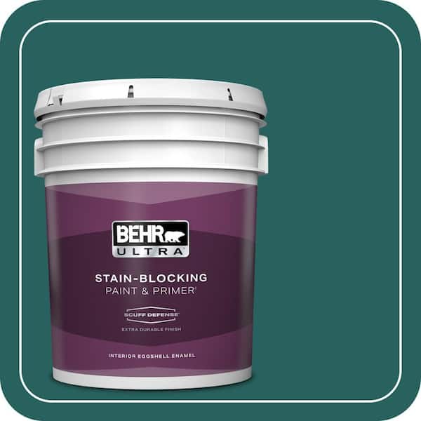 BEHR ULTRA 5 gal. #MQ6-05 Verdant Forest Extra Durable Eggshell Enamel Interior Paint & Primer