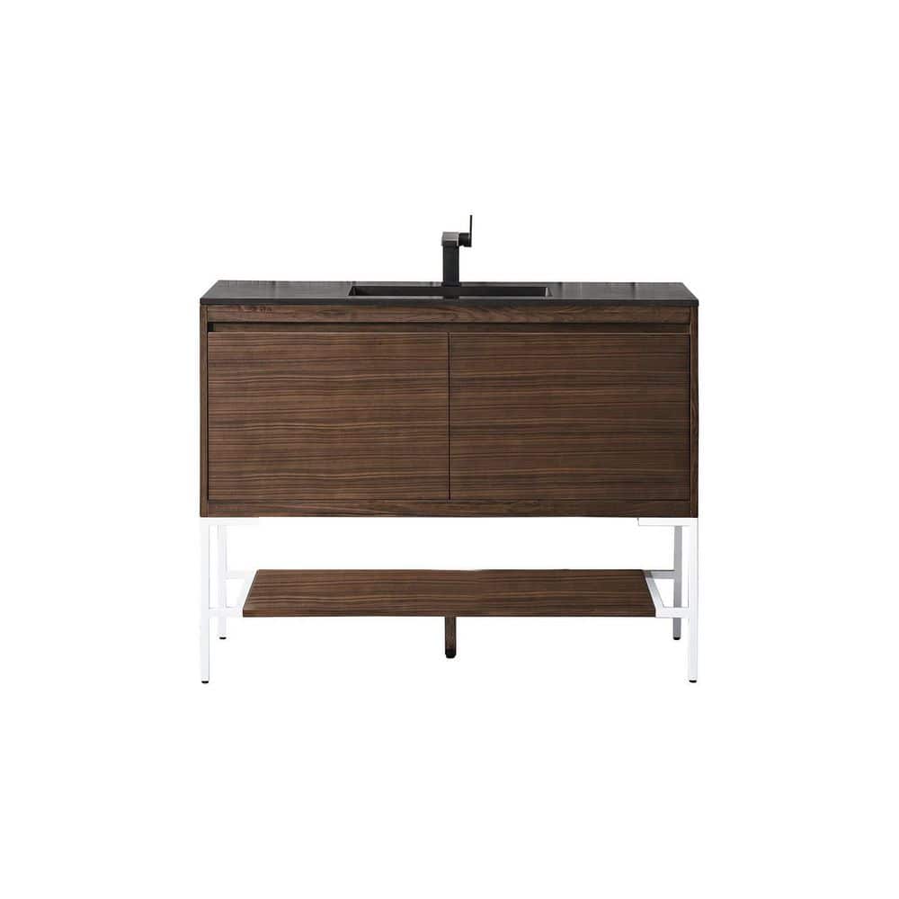 James Martin Vanities Milan 47.3 in. W x 18.1 in. D x 36 in. H Bathroom