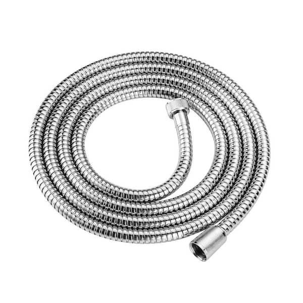 63 in. Stainless Steel Replacement Handheld Shower Hose in Polished Chrome