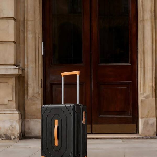 HONGGE 2-Piece Hardside Luggage Set and Backpack Set, with TSA